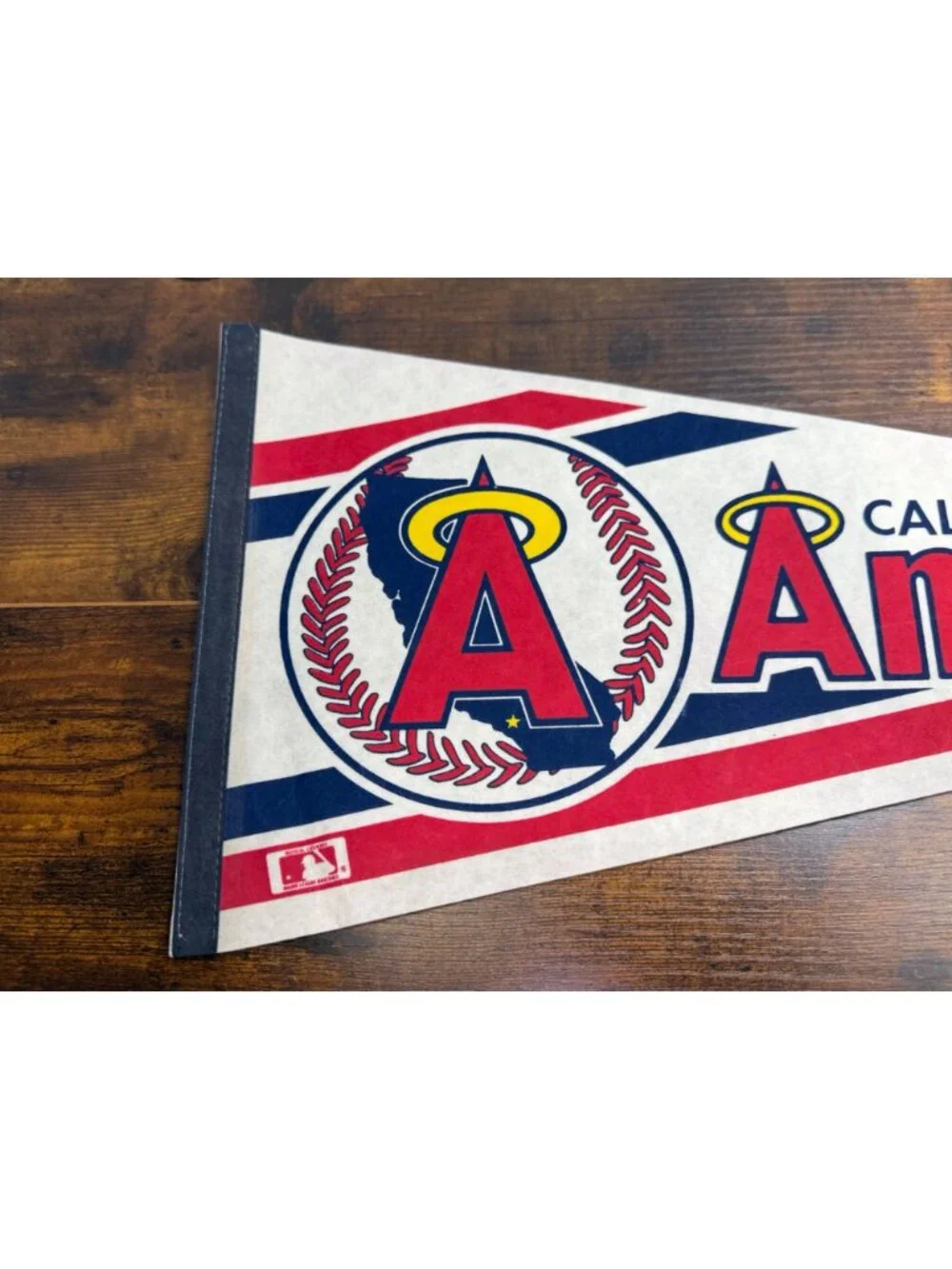 Vintage California Angels MLB Felt Pennant Baseball Memorabilia 30 inches
